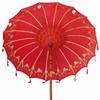 Balinese Sun Umbrella with Base Red 185 X 185 X 260 Cm