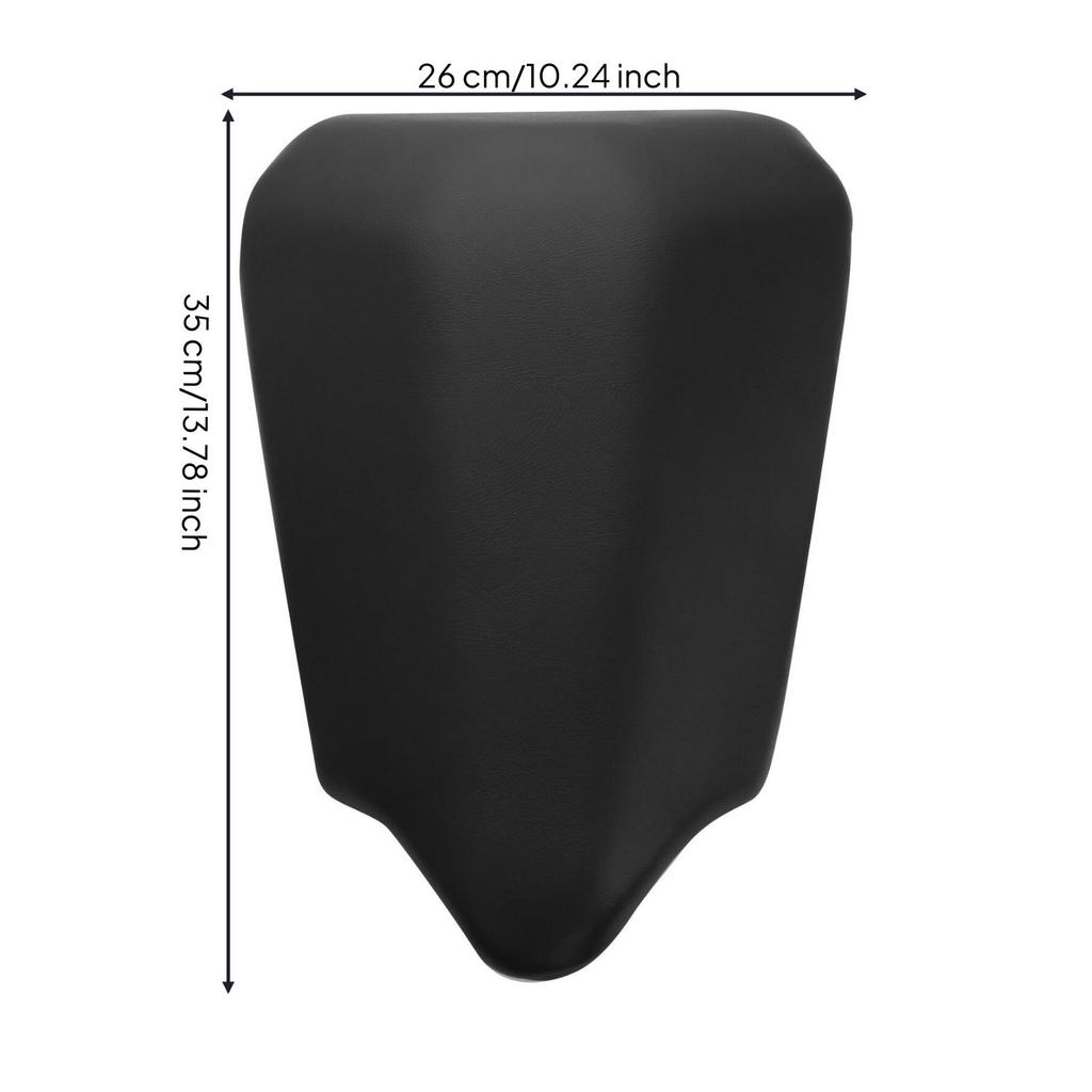 Rear Seat Cushion Long-Lasting Passenger Pad Tapered for Motorcyclists