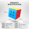 MoYu Meilong3 3x3x3 Magic Cube Meilong Stickerless Speed Cube Puzzle Children Gift Adult Educational Professional Fidget Toys