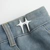 2 Paar Verstellbare Hosenbundschnallen Einziehbare Stiftclips für Jeans Hosen Röcke Taillenstraffer Druckknopf-Versteller Hosen