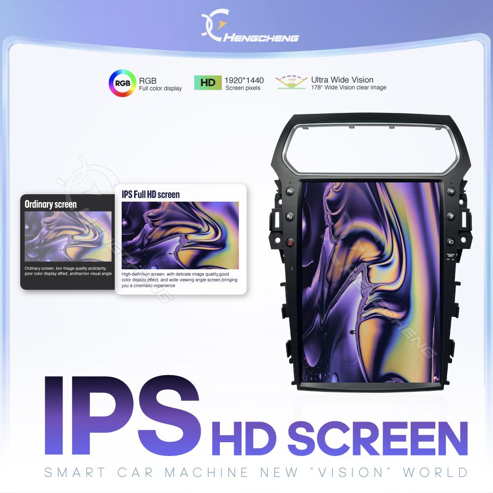 13.8" For Ford Explorer 2011-2019 Car Multimedia Video Player GPS Navigation Radio Android 15 12+256G 8Core CarPlay 4G 7870 Chip