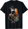 Thanksgiving Cat Pilgrim Costume Thanksgiving Turkey Gift T-Shirt Unisex T-Shirt