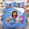 Set Biancheria da Letto Bambola Kawaii Gabby Copripiumino Morbido Con 1/2 Federe Per Bambini Adulti Copripiumino in Microfibra