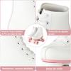 Pattini a Rotelle Quad Taglia 32-40 Adulti Donne Lampeggianti 4 Ruote Scarpe da Pattinaggio Bambini Ragazze Principianti Allenamento Pattinaggio Outdoor Sneakers