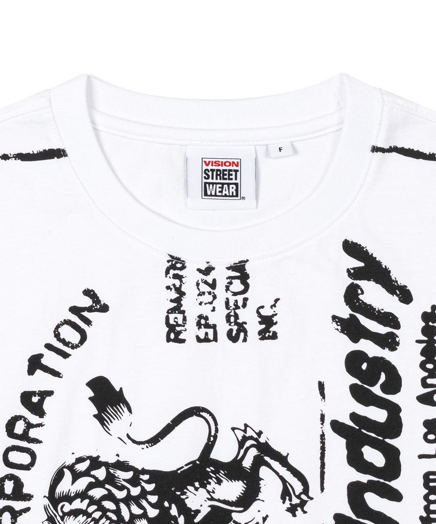 Vision Streetwear Vsw Industry Logo Crop Ws T-Shirts White