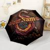 Galatasaray1 Customize Your Name Umbrella Portable Automatic Umbrella Compact 8-Rib Lightweight Foldable Design Perfect for Outdoor Adventures