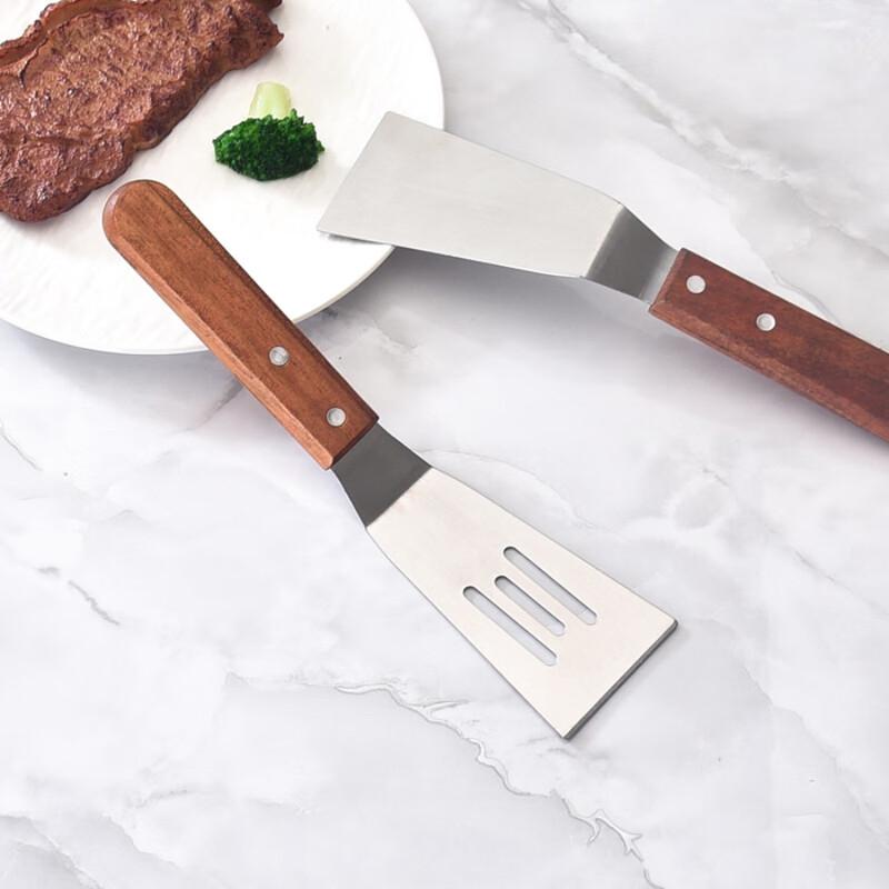 ZISIZ Flat Slotted Cooking Spatula Set