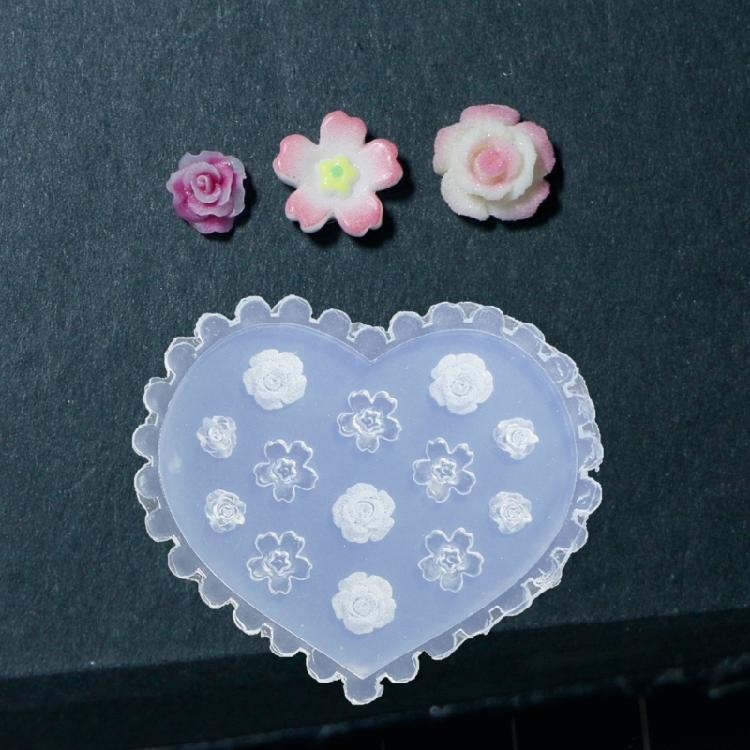 Multipurpose Nail Art Template Tool Stylish Silicone Nail Art Molds Embossing Carving Templates for Nail Enthusiasts