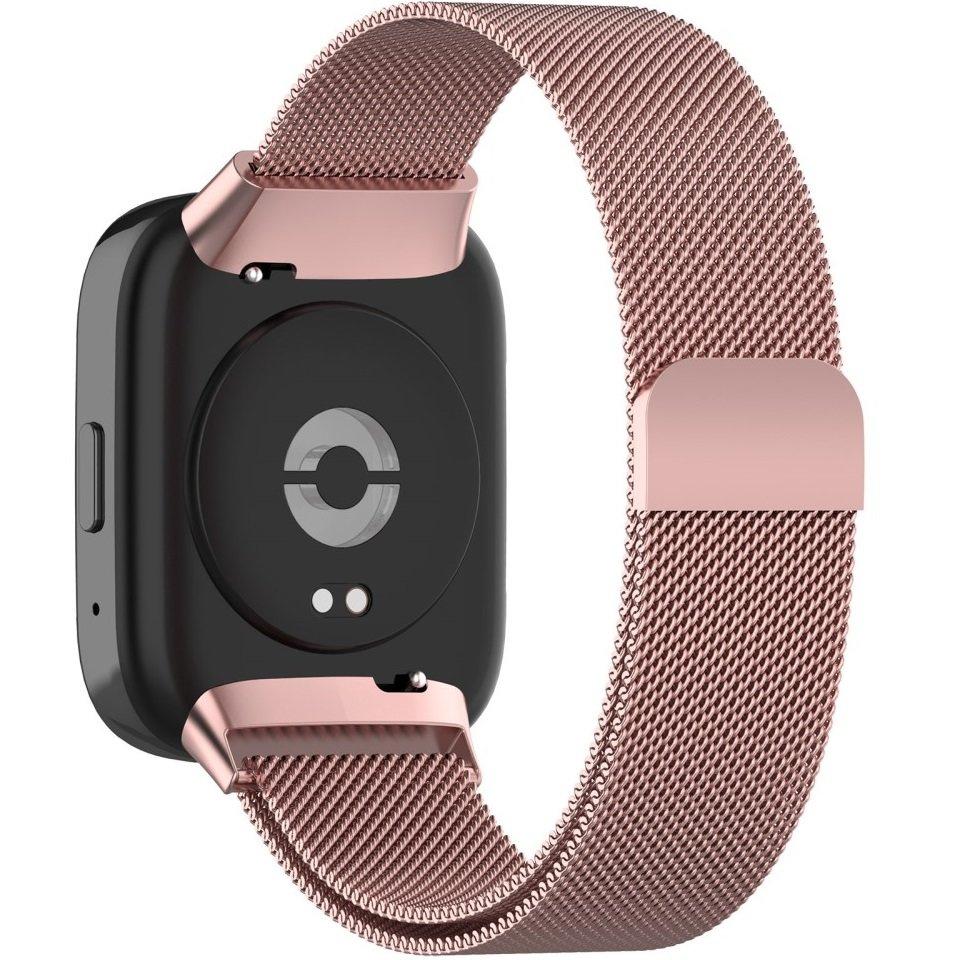 Mailänder Armband für Xiaomi Redmi Watch 3 Active, Pink