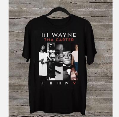 Lil Wayne Tha Carte I II III IV V T-shirt Volledige Maat S-5XL