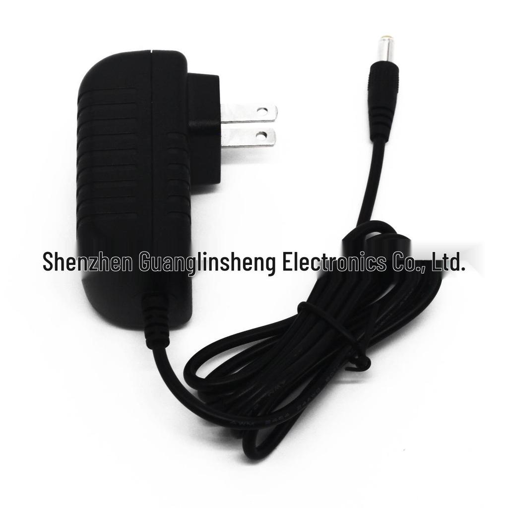 US Standard 24W Power Adapter for Nail Lamps, LED Light Strips, and Monitors - 5V 3A/12V 2A.