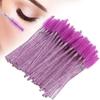 50 Stück Nylon-Make-up-Pinsel, Mascara-Stäbe, Wimpern, Augenbrauen, tragbarer Einwegpinsel