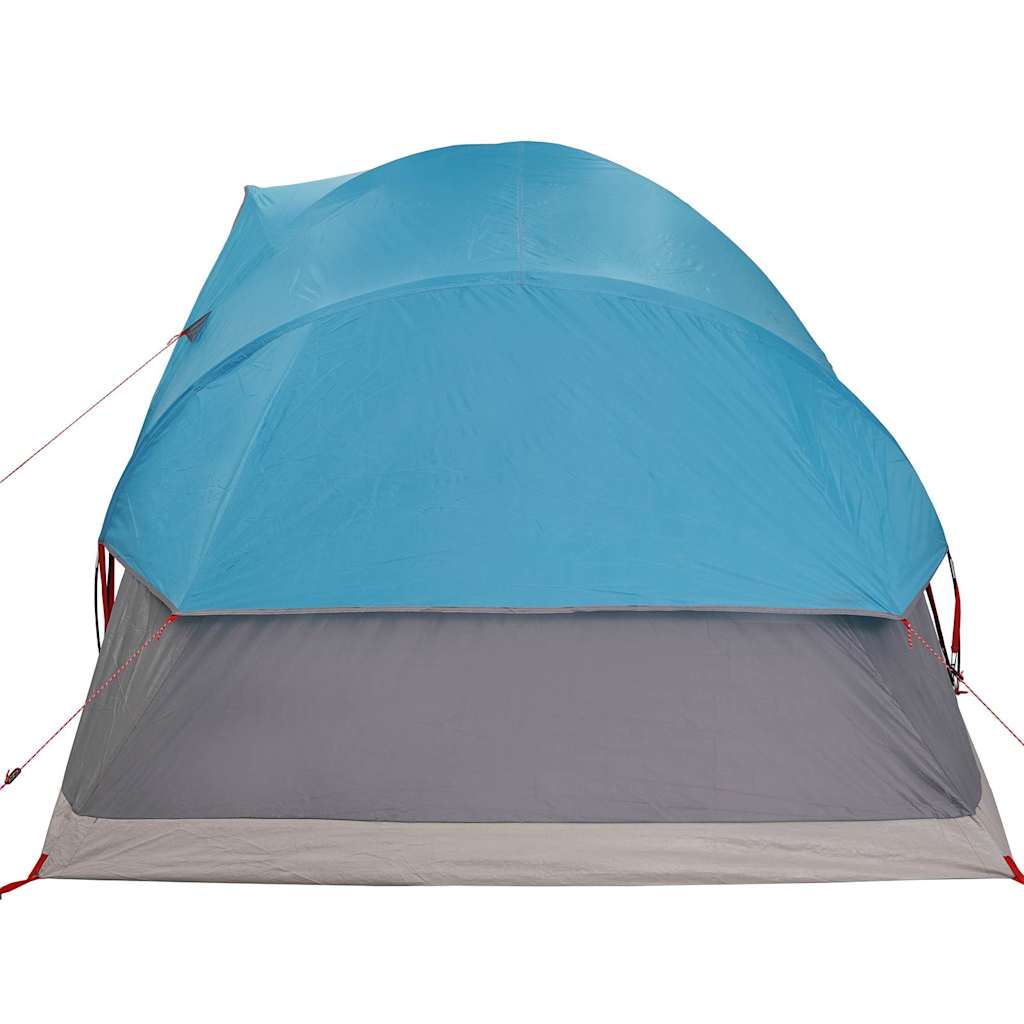 Dome Family Tent for 9 People Blue Waterproof