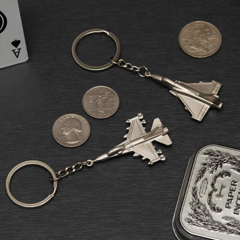 Aircraft Model Metal Keychain Keyring