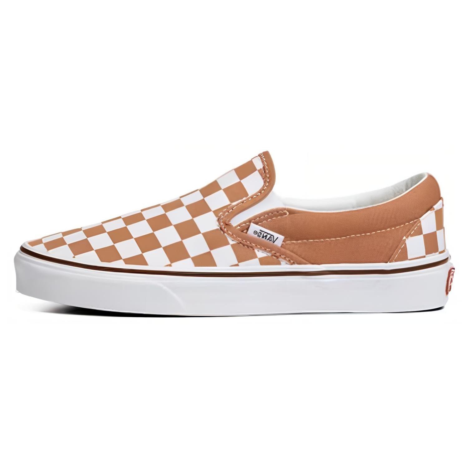 

New Slip On Classic Vans Color Theory Checkerboard Meerkat VN0A5AO8BKQ 35