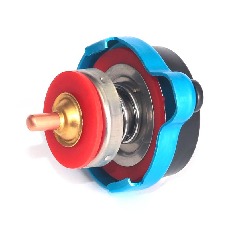 Car Motorcycle Styling Thermo Radiator Cap Tank Cover Water Temperature Gauge with Utility Safe 0.9 Bar/ 1.1 Bar/1.3 Bar