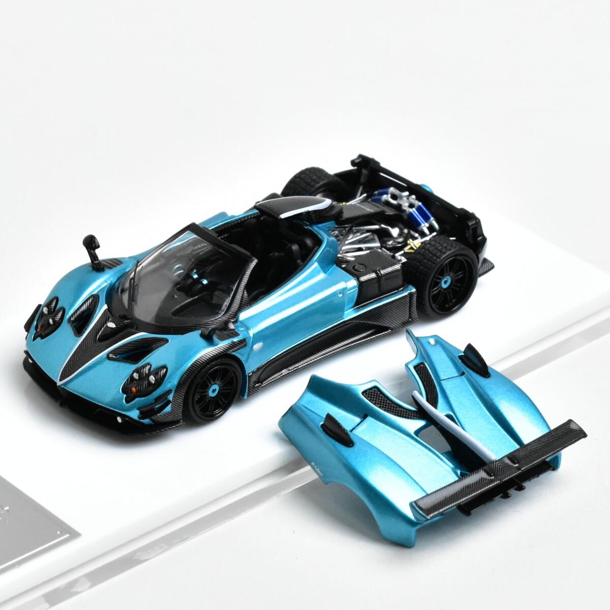 

COD 1:64 Adults Hobby Pagani Zonda Diecast Model Car синий