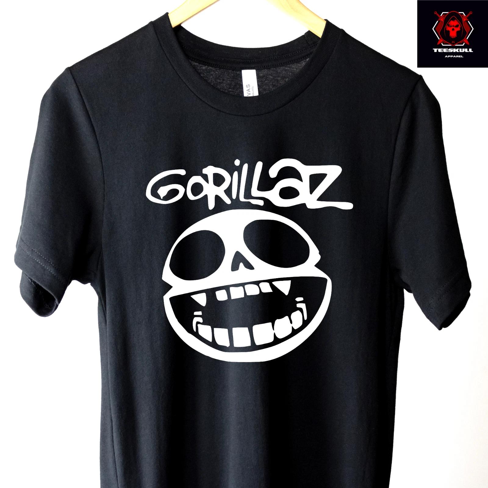 Gorillaz Indie Alternative Rock Premium Heavy Cotton Unisex T-Shirt XL