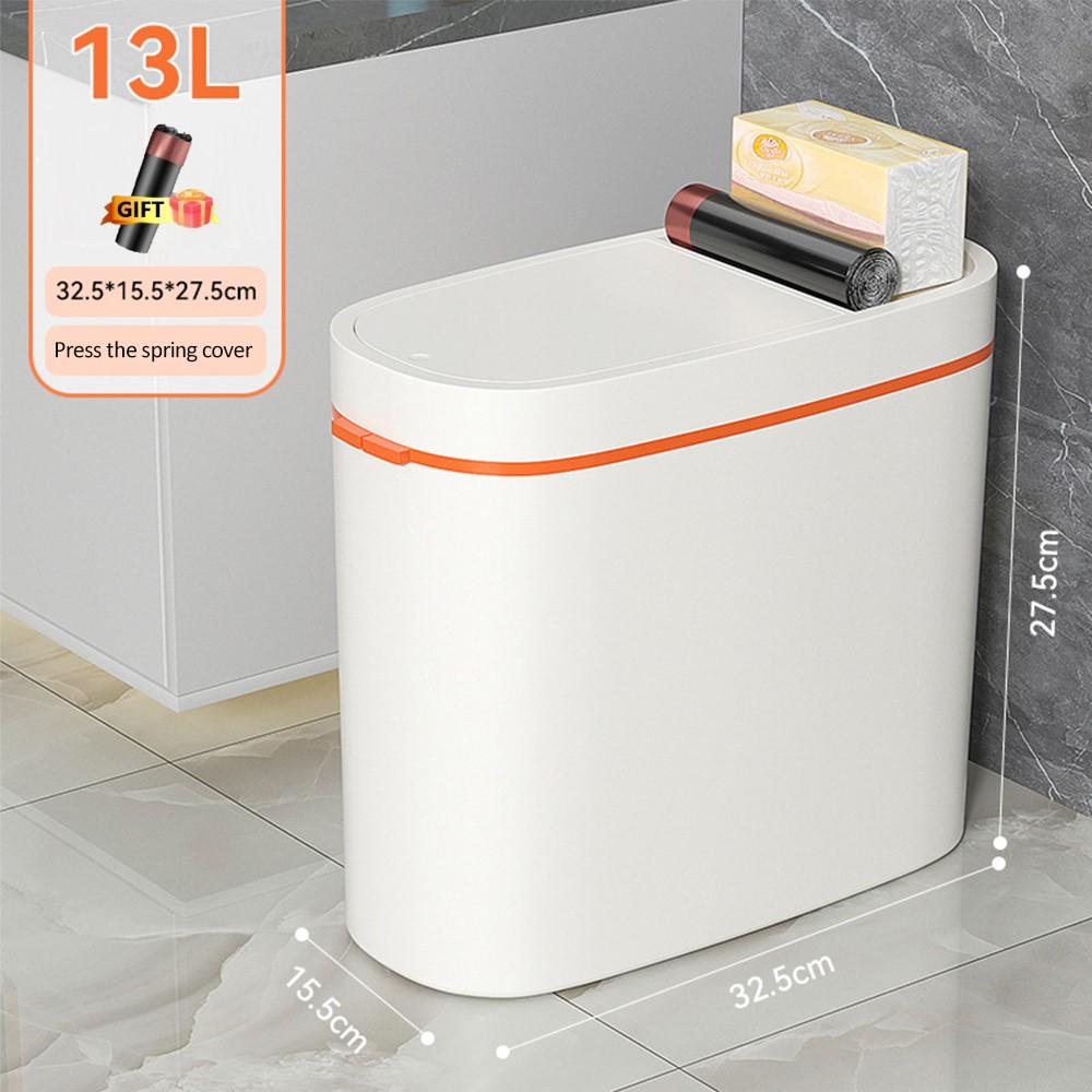 

13/15 л мусорная корзина для хранения туалетный пресс мусорное ведро с крышкой ванная комната узкий мусорный бак перерабатываемая корзина для мусора гостиная мусорное ведро для отходов