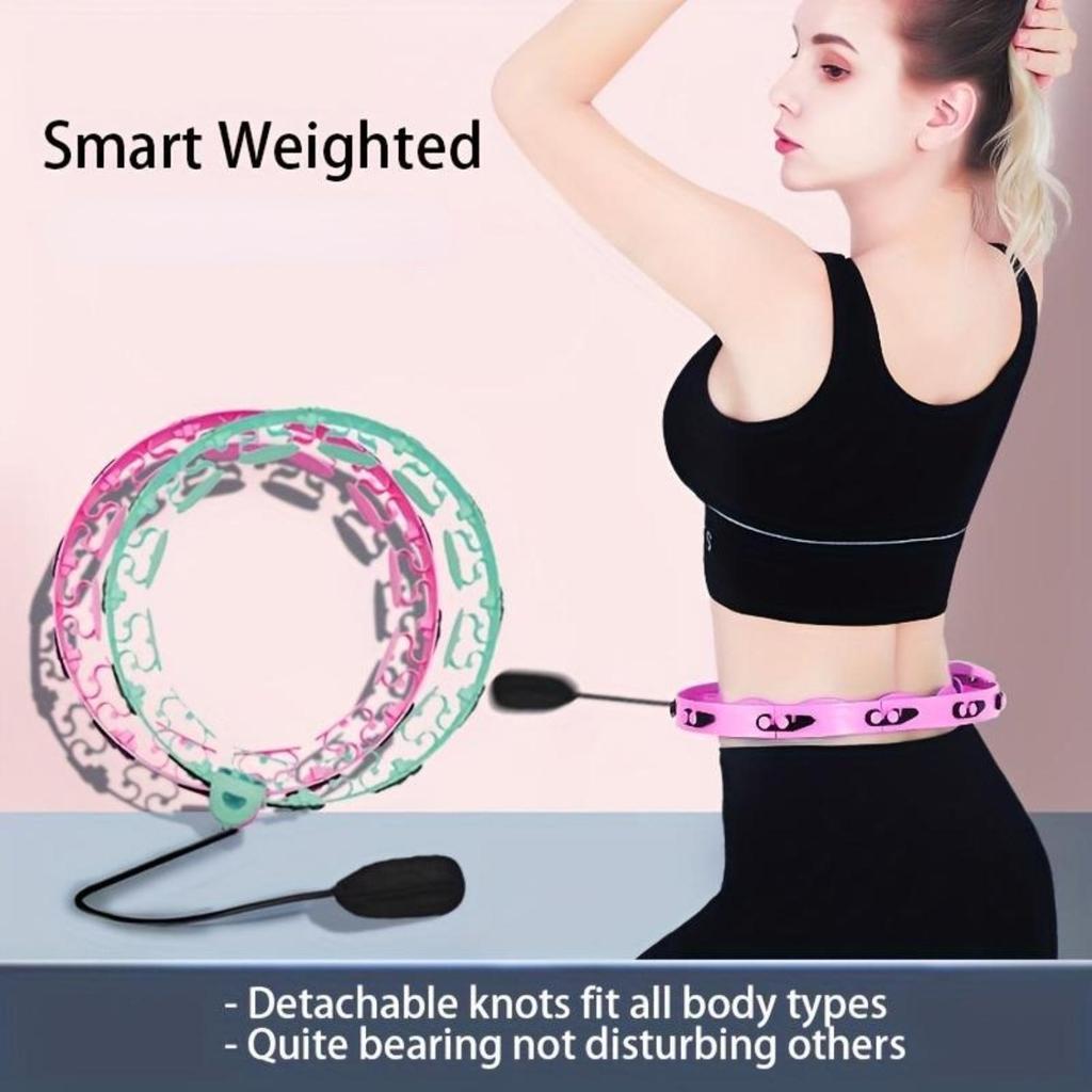 Aoreun Hula Hoop, 2 Packs Hoola Hoop De Ejercicio Desmontable Y Ajustable Neumáticos Hula-Hoop Para Armar Hula Hoop Fitness Para Gimnasia, Baile, Juegos, Adelgazar Para Niños Y Niñas