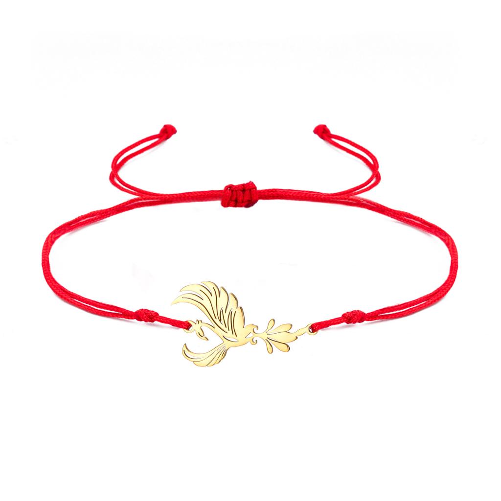 Exquisite Light Luxury Phoenix Pendant Bracelet Unique Design Fashion Jewelry Versatile Stylish Wristwear