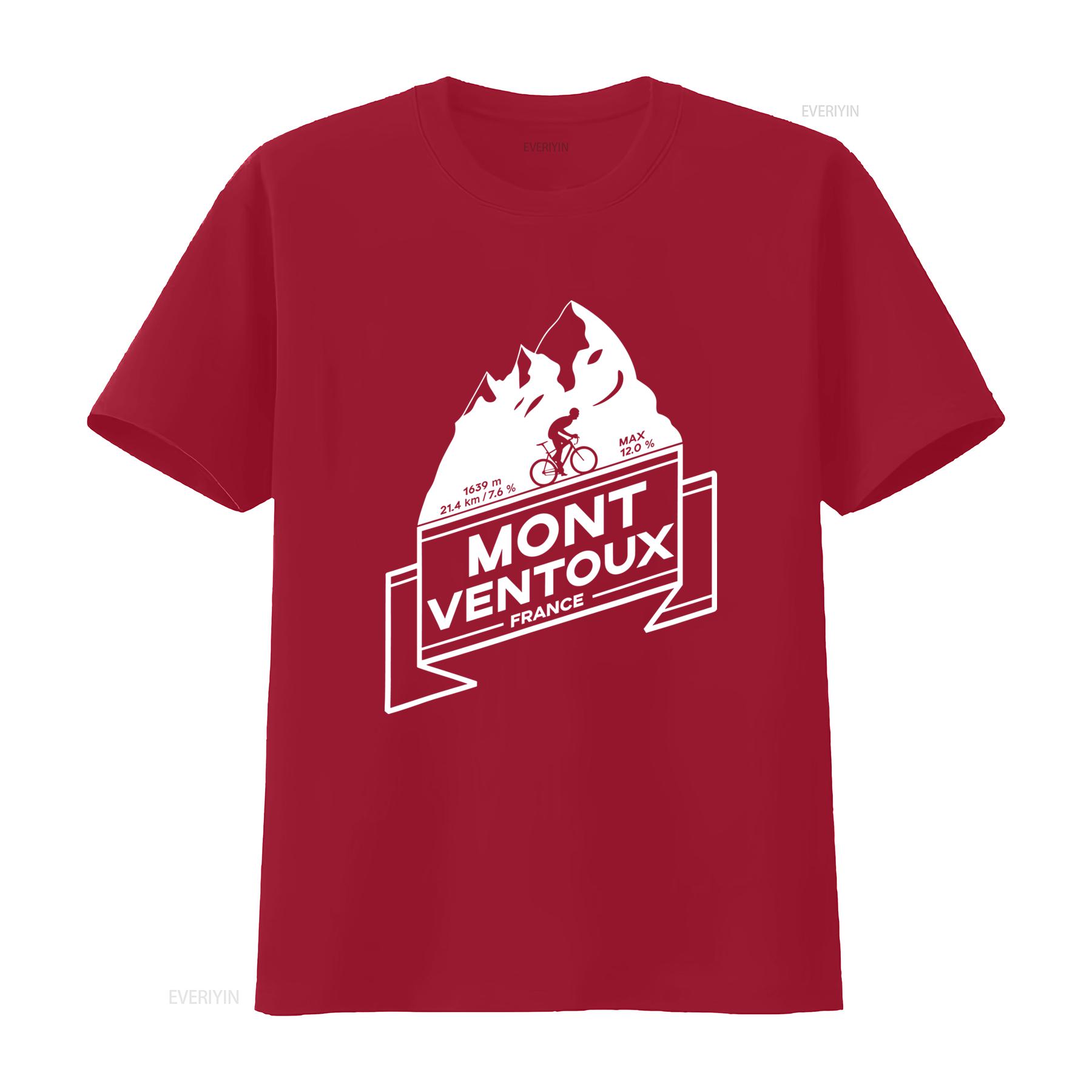Mont Ventoux Road Cycling Climb T Shirt France Mountain Biking Design vintage Washed Unisex streetwear graphic Slightly Stylish S