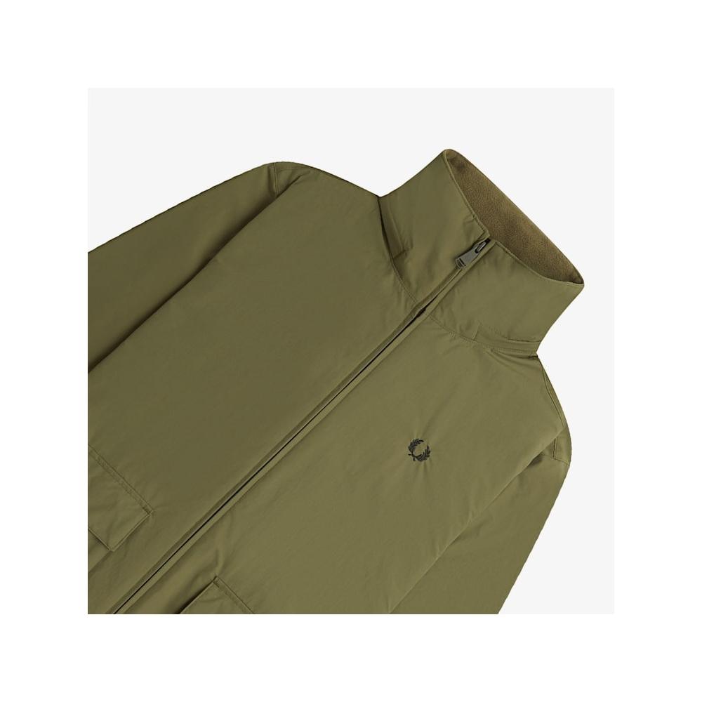 Fred Perry [sport] Patch Pocket Zip Through Jacket   Uniform Green Afpm2334559 Q55 qzgAfpm2334559 Q55