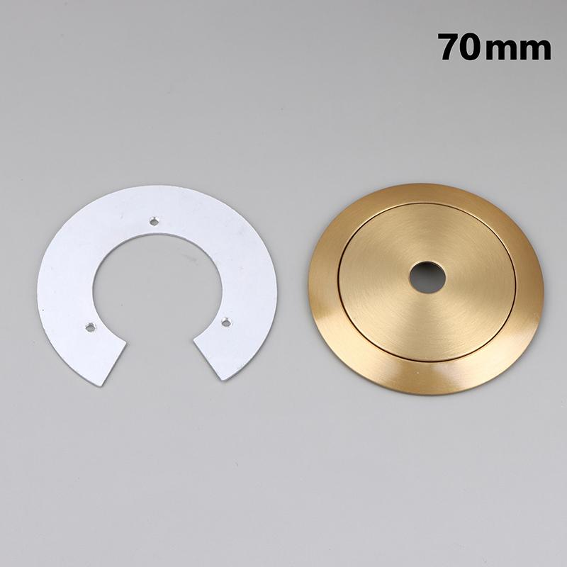 Aluminum Cap For Glass Globe Lampshade Arc Tray Flying Saucer Holder Replacement Part For Home Hotel Ceiling Light Fixture