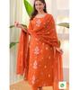 Damen Designer Besticktes Salwar Kameez Kurti Set Indisches Bollywood Oberteil Tunika Kurti Kleid