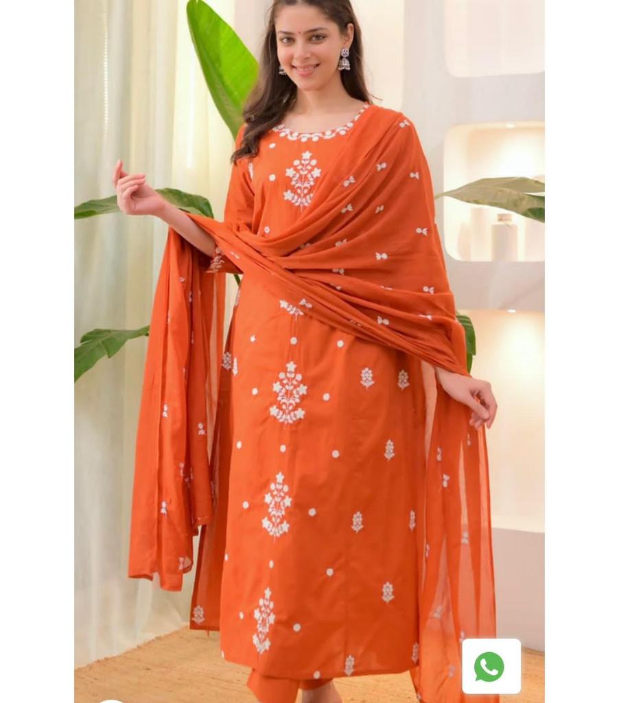 Damen Designer Besticktes Salwar Kameez Kurti Set Indisches Bollywood Oberteil Tunika Kurti Kleid