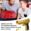 Continuous S Mechanical Auto Desert Eagle Airsoft Toy Gun Ejecting Shells Soft Bullets Kids Outdoor Target Game