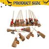 Halloween Multipurpose Miniature Witch Broom Ornament PVC Craft Hanging Pendant Charm Home Accent Car Interior Decors