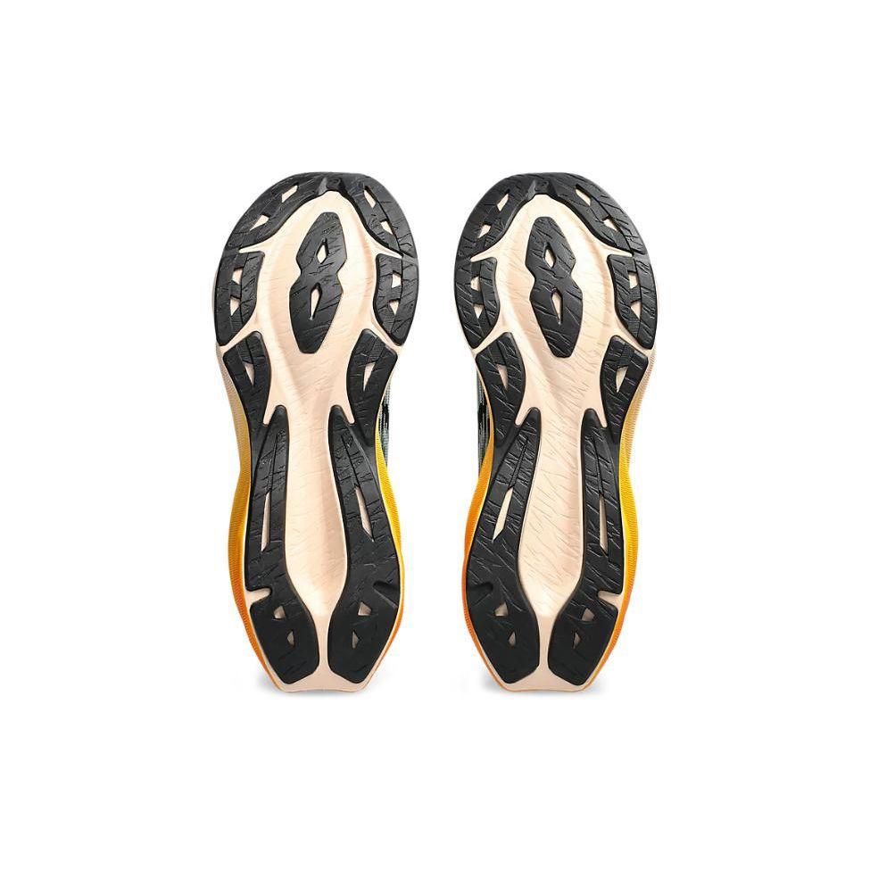 Asics Novablast 3 Ocean Haze Yellow Men Sneakers Grey Black 1011B458-404