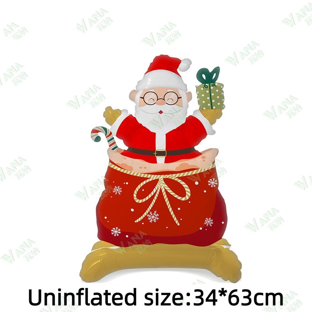 3D Large Foil Balloons Christmas Series Standing Balloons  Home New Year Party Supply