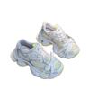 Leather platform 2025 spring and autumn new casual sports shoes fashionable versatile lightweight breathable dad shoes