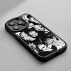 Super Cool Toji Fushiguro Anime Man Phone Case For iPhone 16 15 14 13 12 11 Plus Pro Max Luxury Lambskin Silicone Cover Black