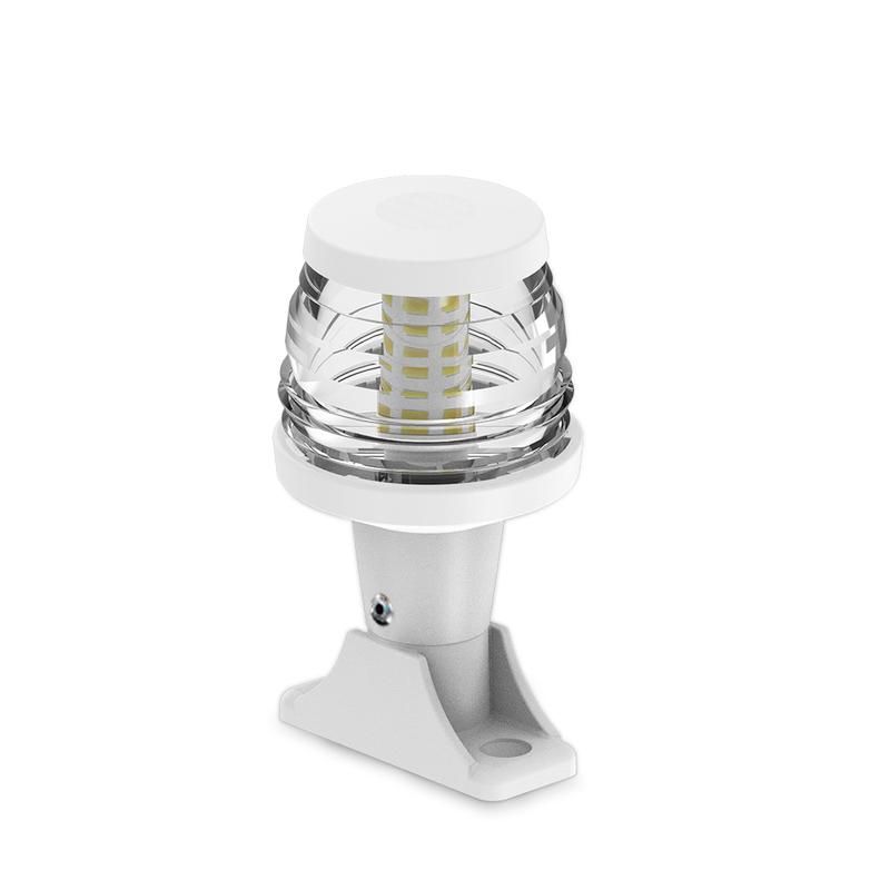 Marine Navigation Light Stern light Anchor Lamp LED All-Round White Fixed Mount Base for Boats Accessories Straight Light Head