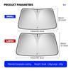 For BMW Car Front Window Sunshade UV Protection Cover Sunshade Insulation Cover Accessories E46 E90 E60 F10 E39 F30 E36 E87 E90 WT5