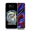 Fishing Club Graphic Phone Case For Xiaomi Poco F7 Ultra X7 X6 Pro X5 Redmi 15 15C 13 13C 12 12C 10 10A 10C 9 9A 9C 9T Shell Poc