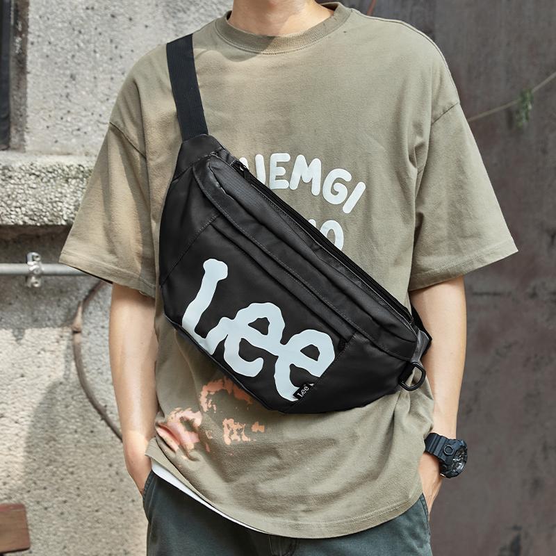 New Lee Oxford Messenger Bag, Shoulder Bag, Crossbody Bag, Sling Bag Regular Unisex Gray Blue/Black/Khaki LE230010M