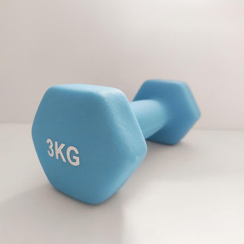 Yueji Tiger Hexagonal Frosted Dumbbells
