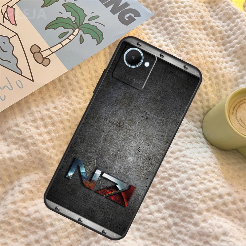 N7 Mass Effect Case For Realme GT6 GT7 Pro C67 C65 C63 C61 C55 C53 C51 C35 C71 C75 11 12 13 14 15 Pro Plus