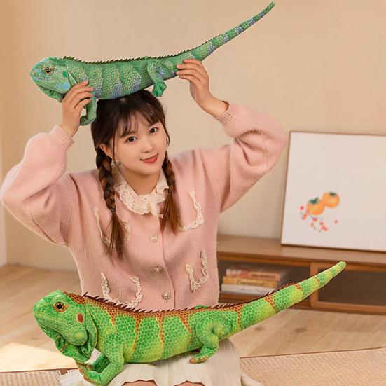 Lizard Plush Toy Doll Soft Fully Filled Reptile Simulation Plushie Ornament Lizard Stuffed Animal Doll Pillow