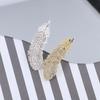 Girls Large Bb Clip Rhinestone Women Barrette Feather Hair Clips Crystal Hairpins Hair Side Clip