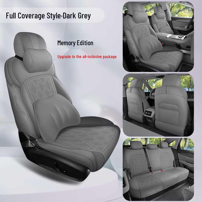 Galaxy A7 2526 Car Seat Cover: Full Coverage Suede, Breathable, High-End, All-Season Cushion.