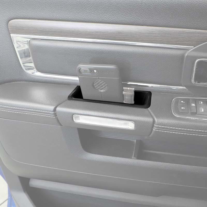 Door Inner Armrest Storage Box Organizer Container For Dodge RAM 2010-2017 Stowing Tidying Accessories,4 pcs