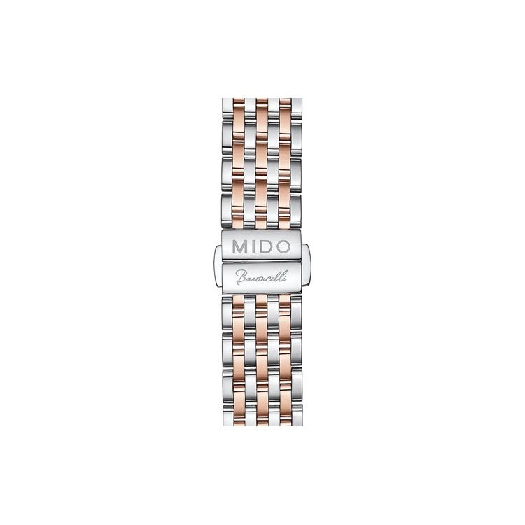 Mido Belem Celli Automatic Mechanical Movement 30m Water Resistant Watch 33mm White Dial Women watches M027.207.22.010.00