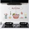 Creative High Temperature Countertop Cabinet Home Decoration Mural Wall decals Wall Sticker