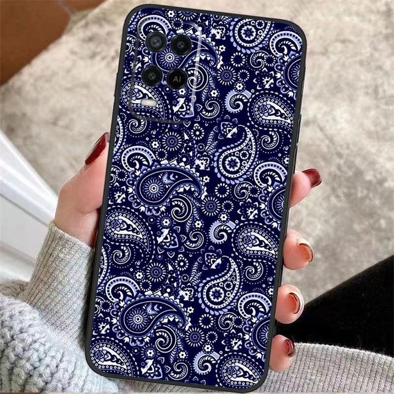 

Bandana Seamless Pattern Case For Oppo A40 A16 A76 A96 A60 A98 A58 A78 A18 A38 A80 A77 A57 A17 A74 A54 A94 A15 A5 Pro OPPO A96 4G