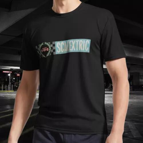 

NEW SHIRT SCALEXTRIC RACING LOGO T-Shirt Tops Tee FUNNY SIZE S-4XL M